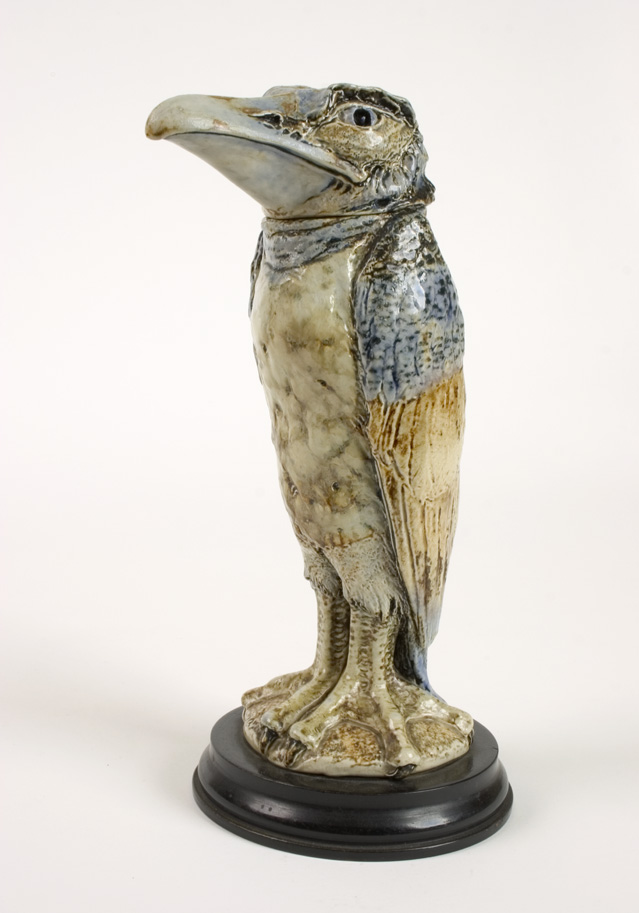 Martin Brothers Kingfisher Bird Jar